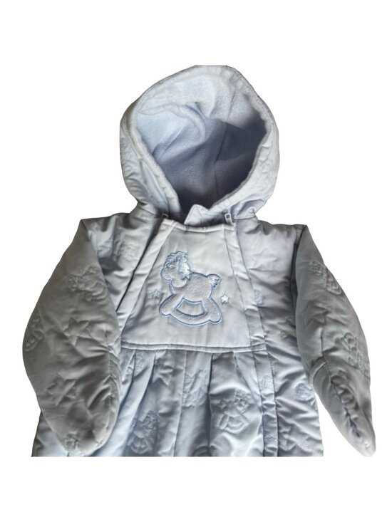 Rothschild Other - Le Petit Rothschild Infant Snowsuit 6mo Attached Mittens Booties Puffer Bunting
